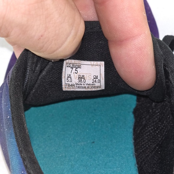 Vans Atwood Galaxy Sneakers Women's 7.5‎ Canvas Skate Shoes Grunge Skater TB4R - Picture 9 of 13